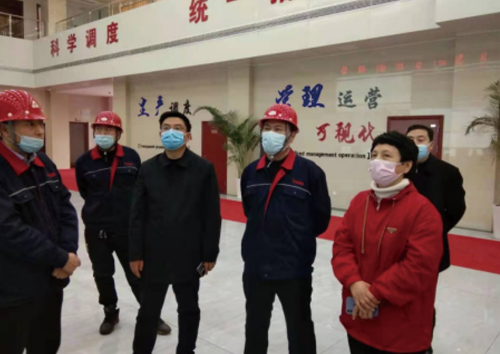 濟南市生態(tài)環(huán)境局黨組織書記、局長肖紅考察本項目