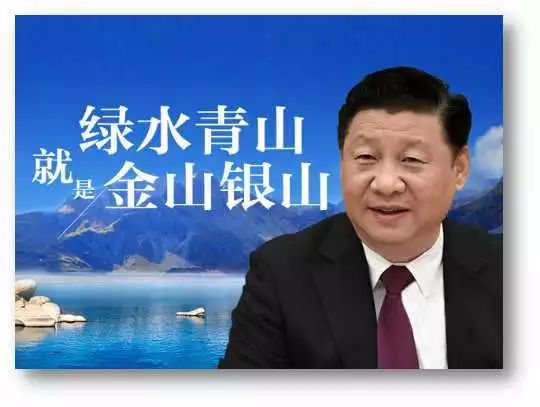 綠水青山，就是金山銀山